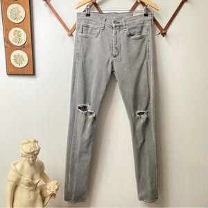 Rag & Bone Button Fly Extra Slim Jeans